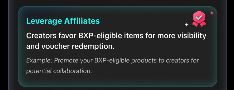 TikTok Shop's Bonus Extra Program (BXP) Partner with Affiliates