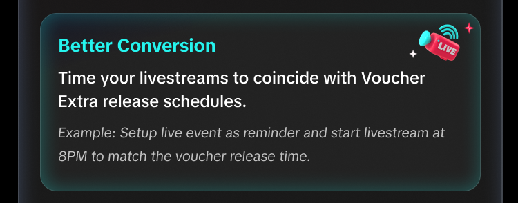 TikTok Shop's Bonus Extra Program (BXP) Time your Livestreams