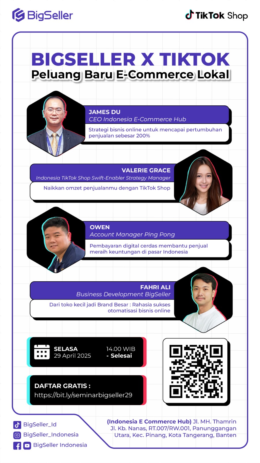 Seminar Gratis BigSeller x TikTok