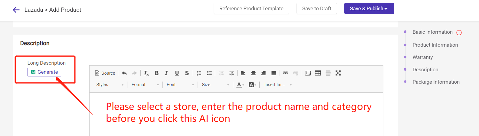 Bigseller AI Generate