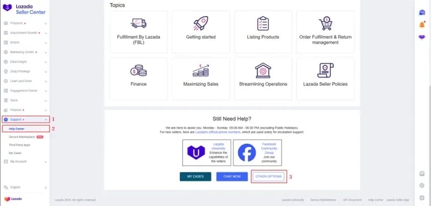 lazada seller claim2