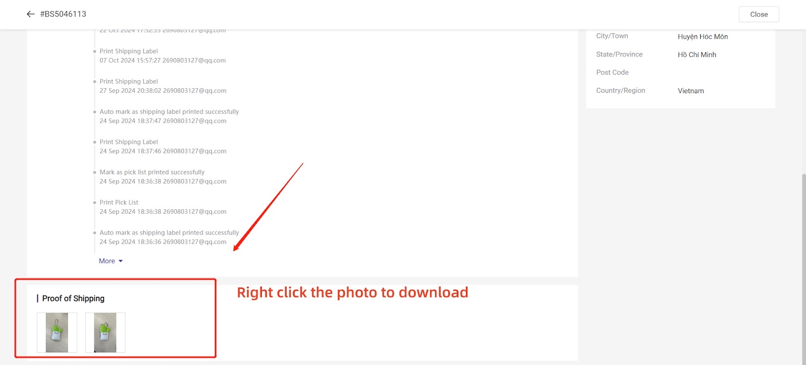 bigseller capture proof