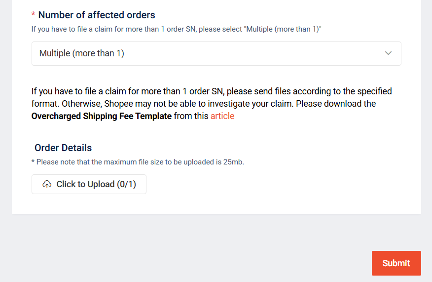 Shopee Overcharged Fee7