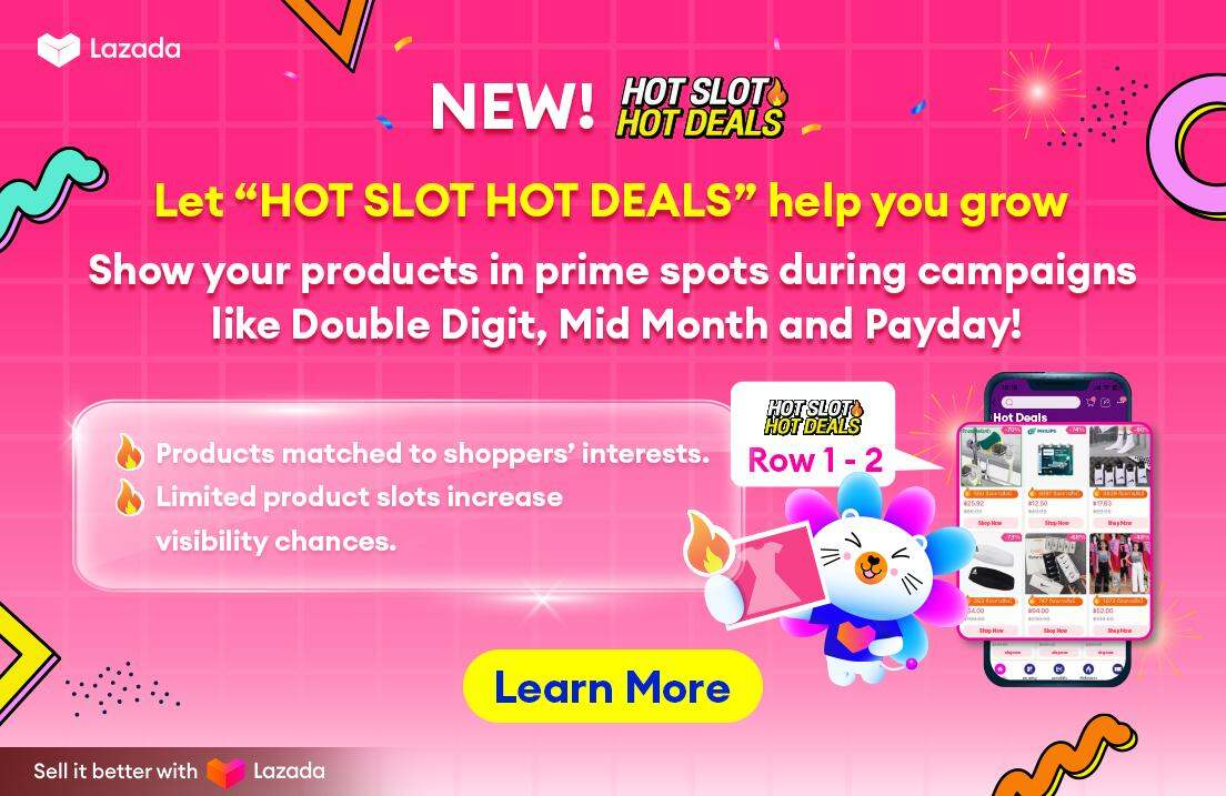 lazada seller hot slot hot deals