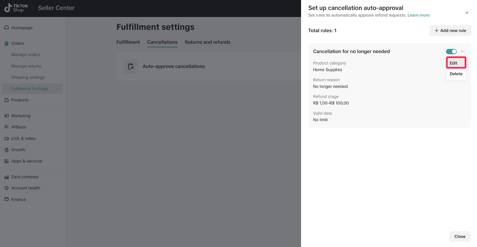 tiktok shop auto rules4