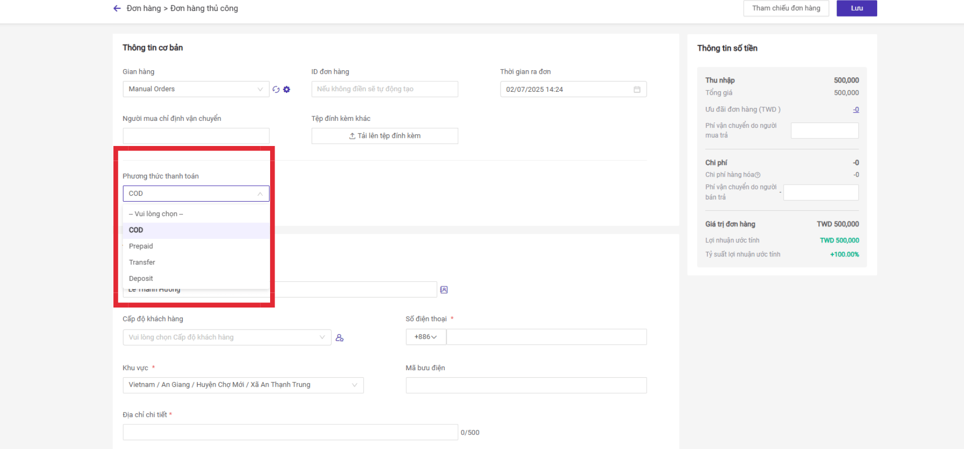 phần mềm quản lý bán hàng