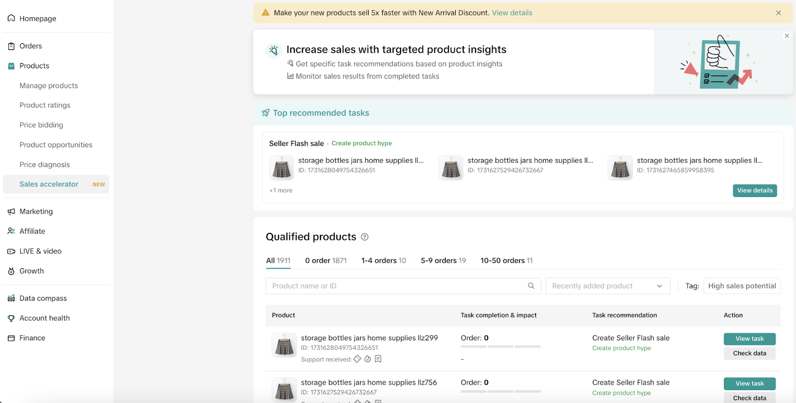 tiktok shop sales accelerator