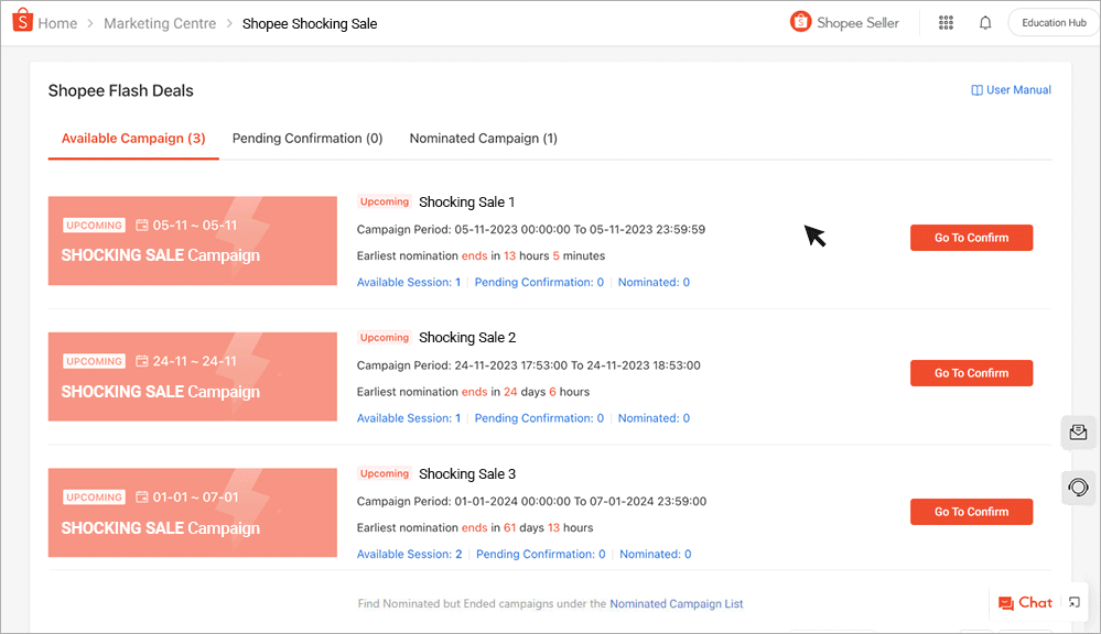 shopee my shop shocking sale2