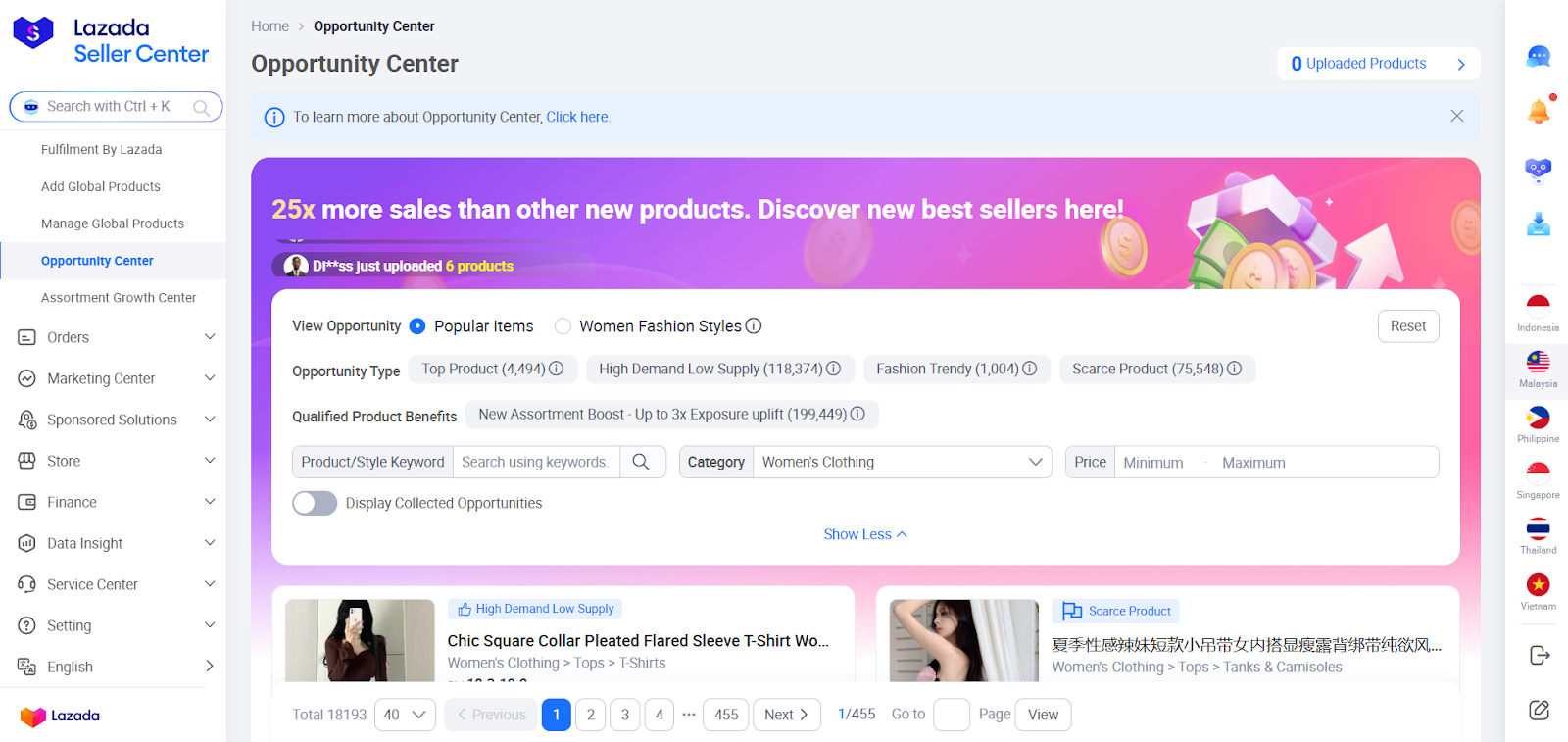 seller lazada opportunity center malaysia