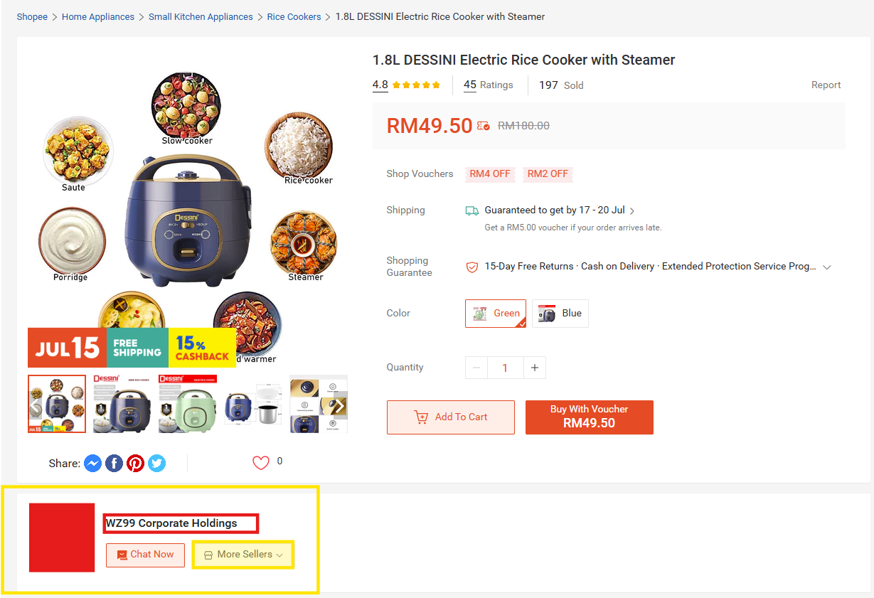 shopee hot listing
