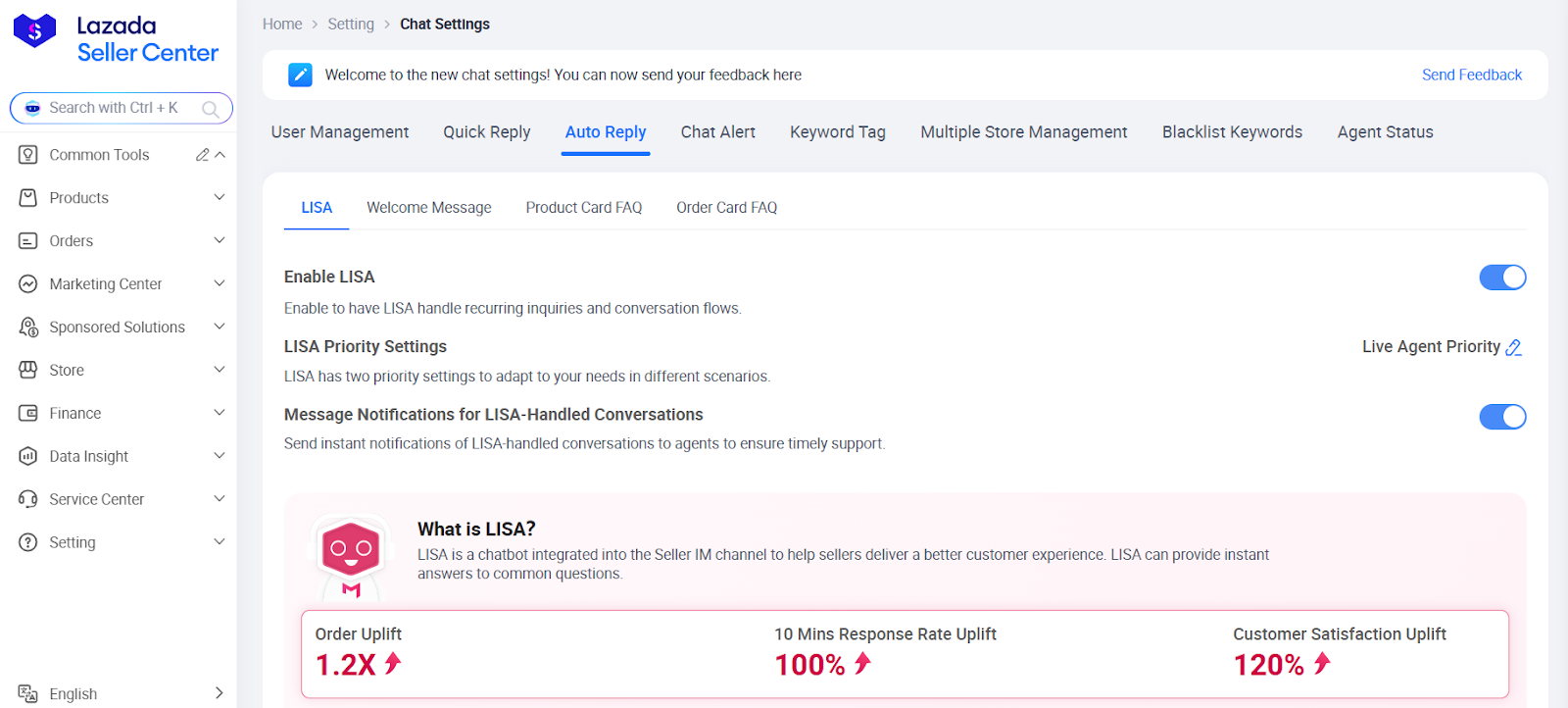 Lazada Malaysia seller Lisa2