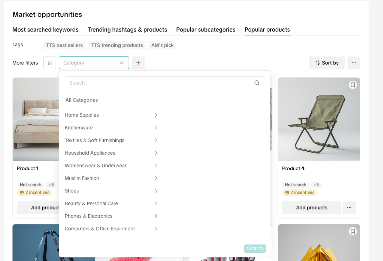 tiktok shop product opportunities6
