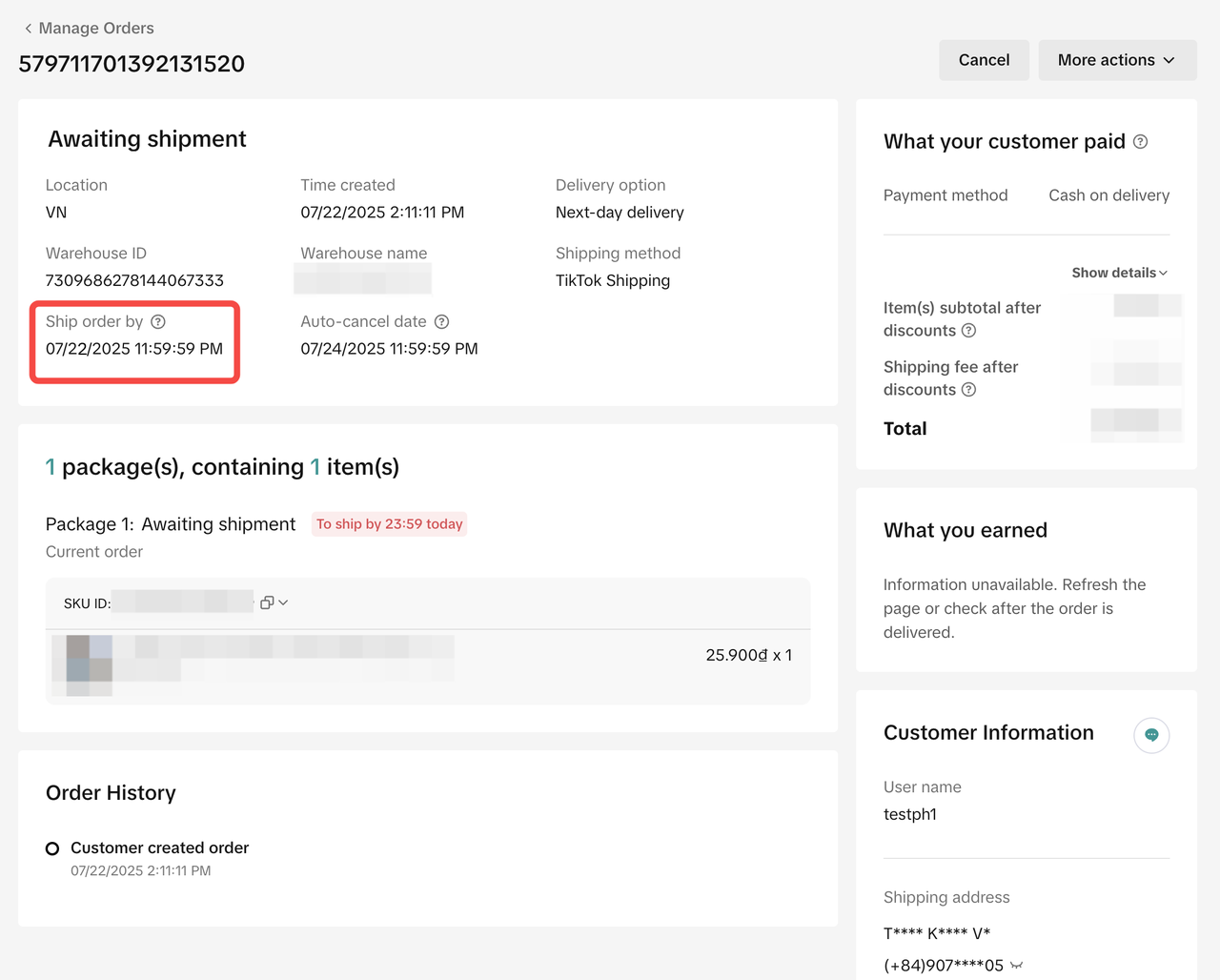 tiktok shop next day delivery rate4