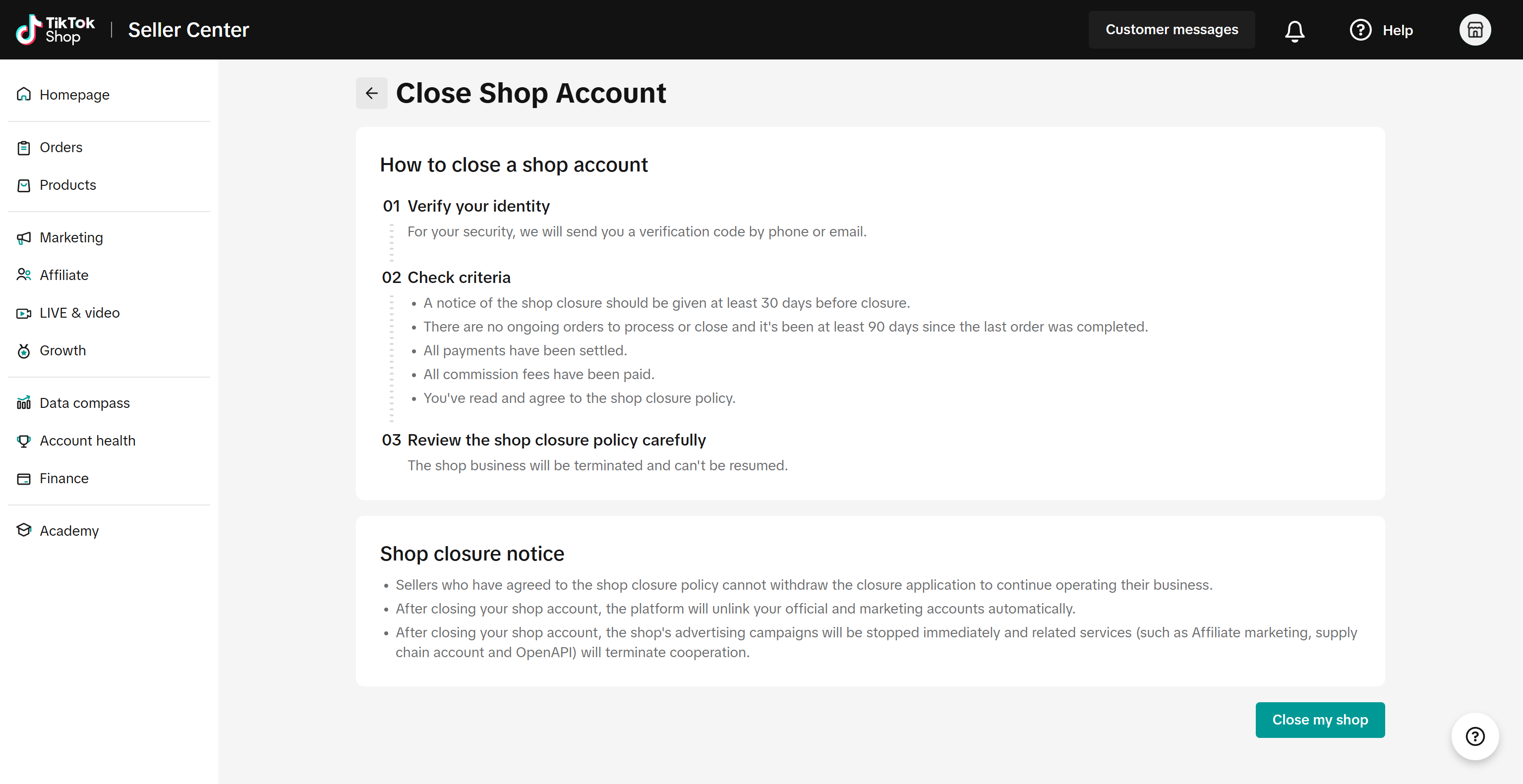 How to Close and Reopen Your TikTok Shop Store? A Step by Step Guide