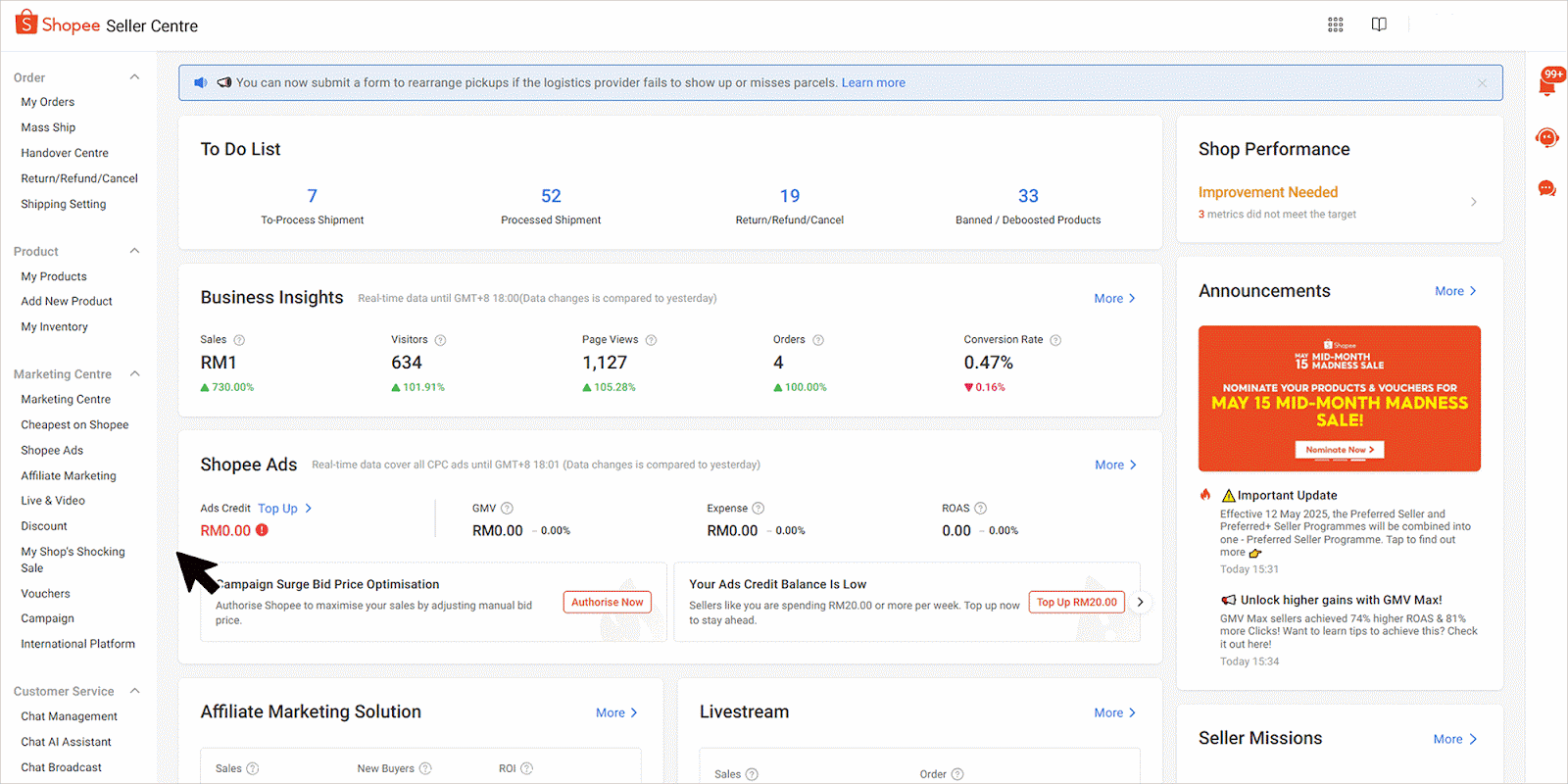 shopee dispute for return refund request2