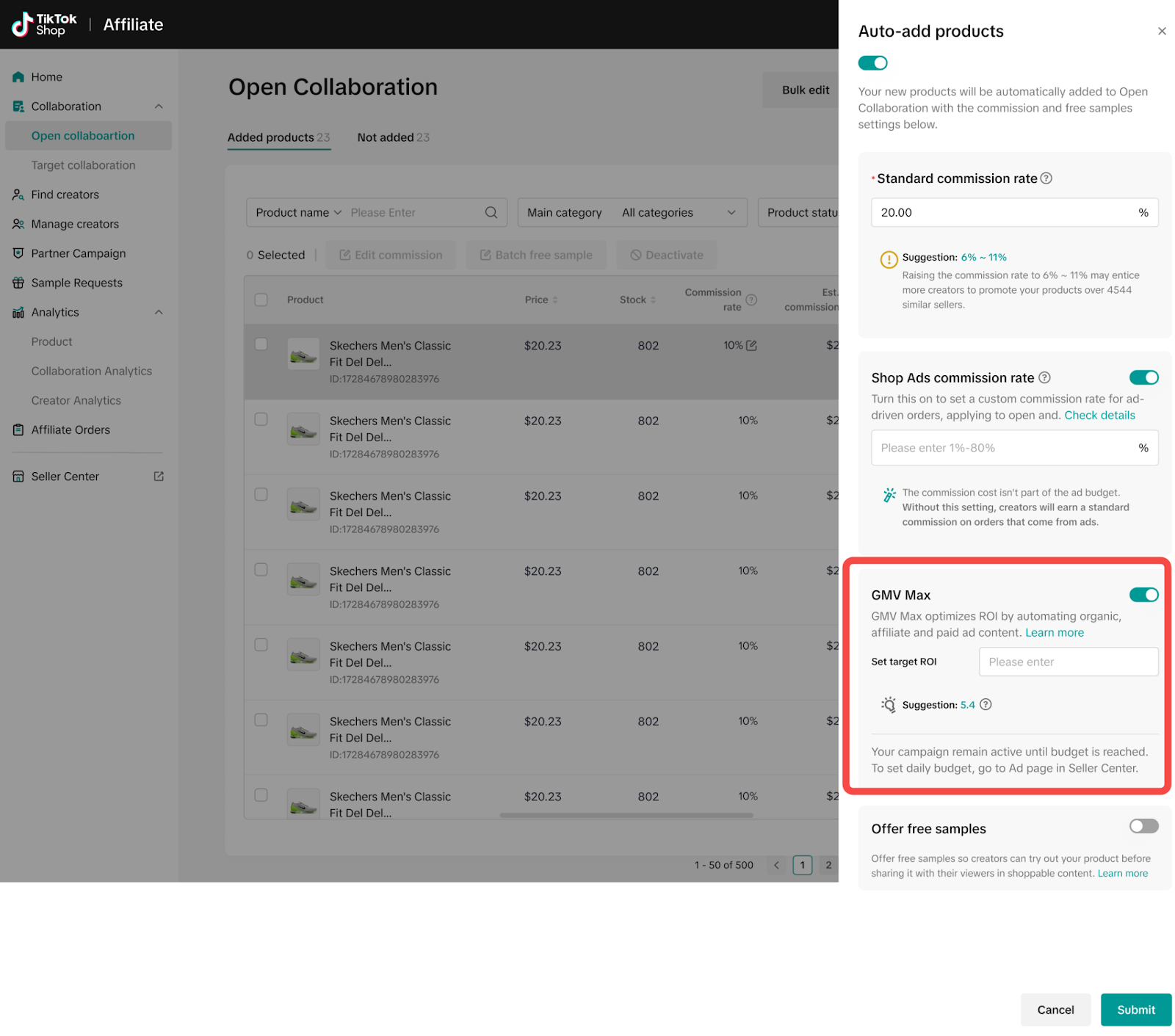 tiktok shop gmv max affiliate3
