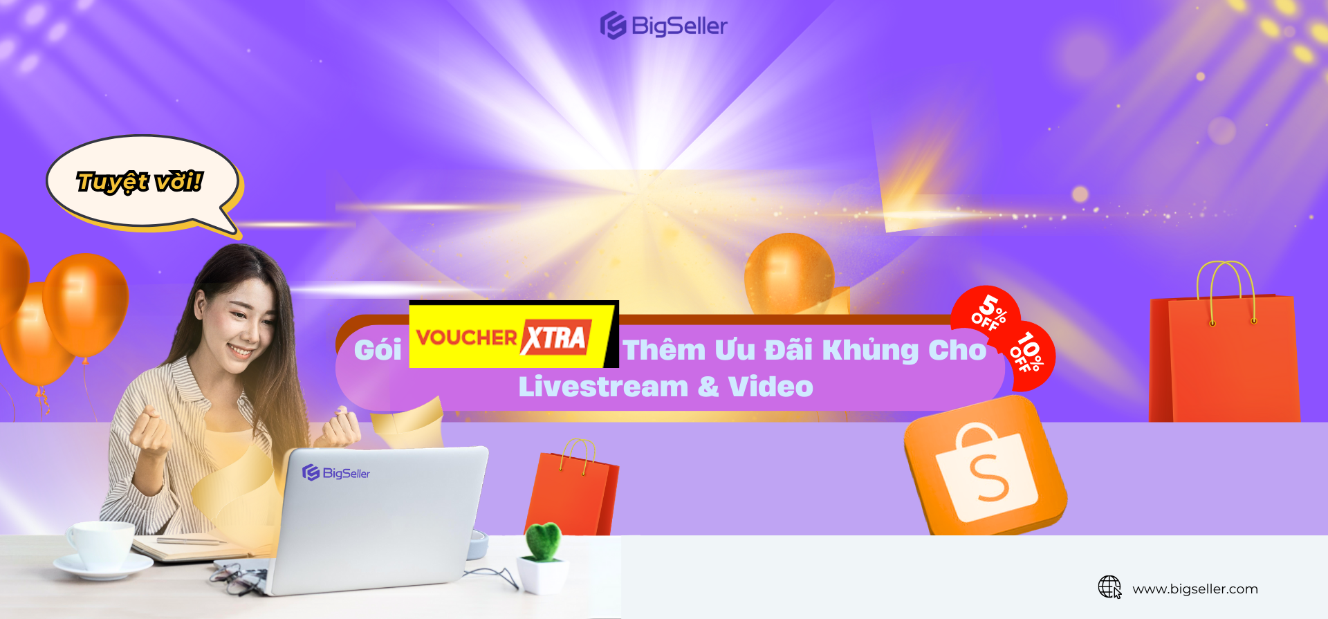 Gói Voucher Xtra Shopee ưu đãi khủng cho livestream và video