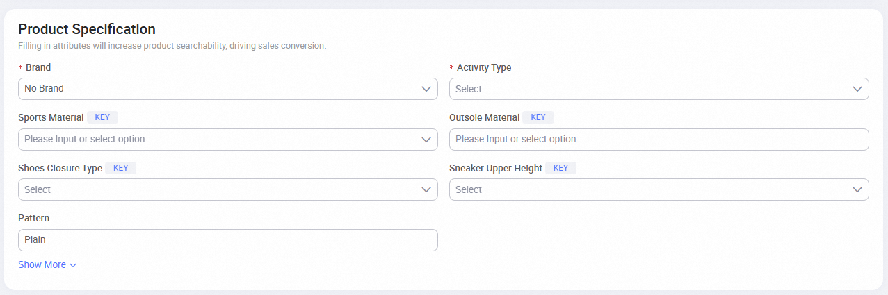 seller lazada malaysia attribute