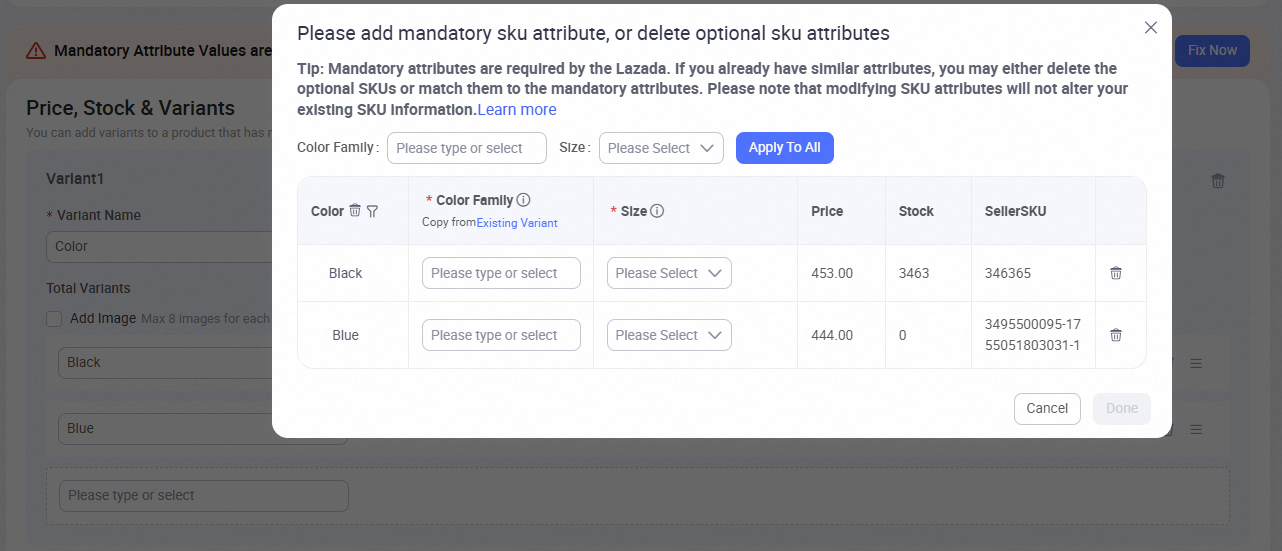 seller lazada malaysia attribute3
