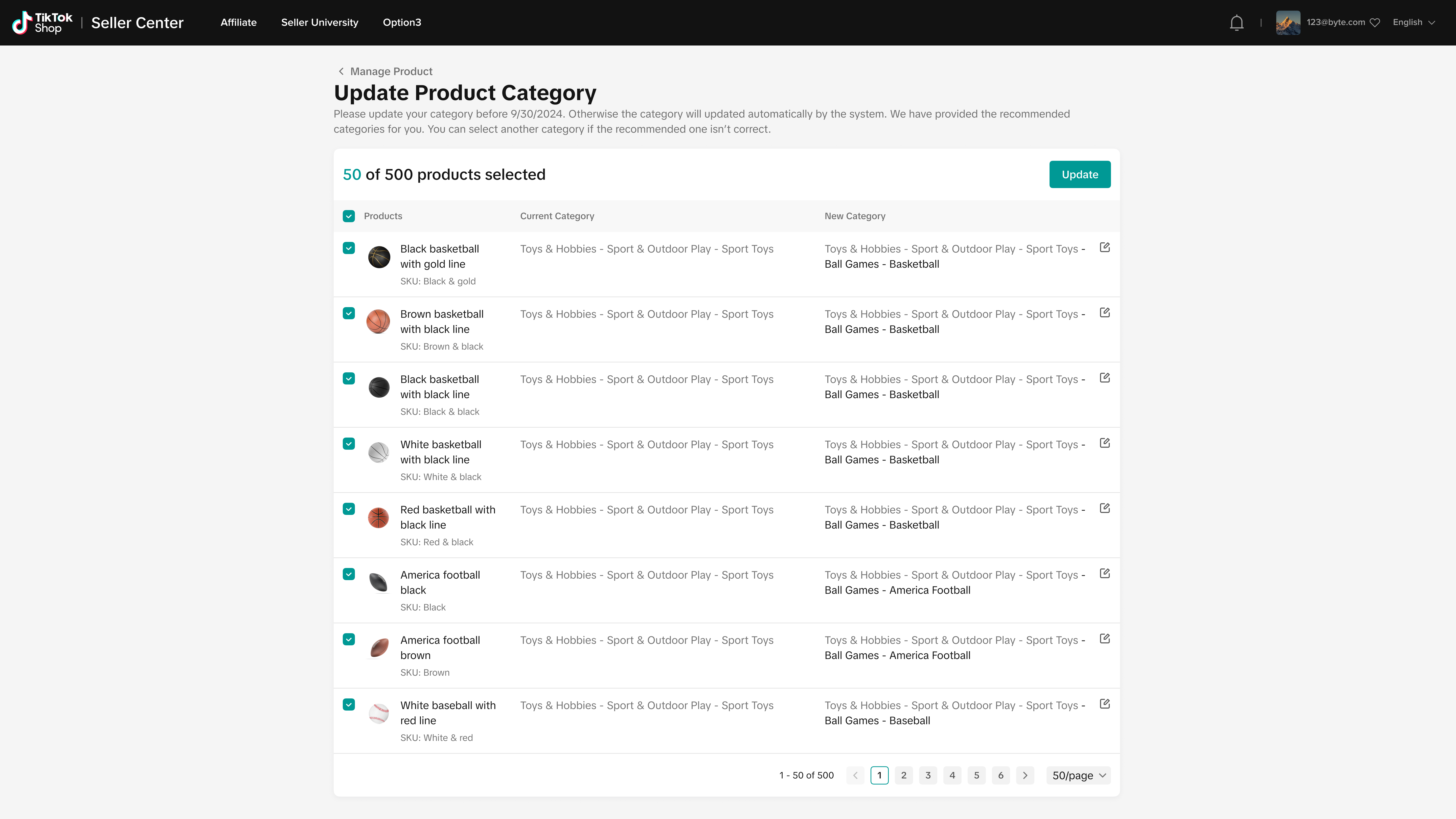 tiktok shop product category3