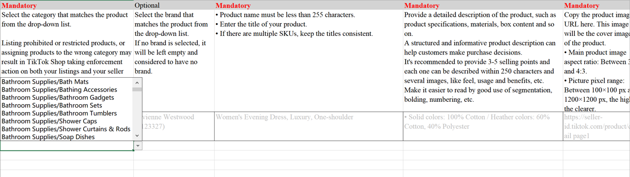 tiktok shop product category6