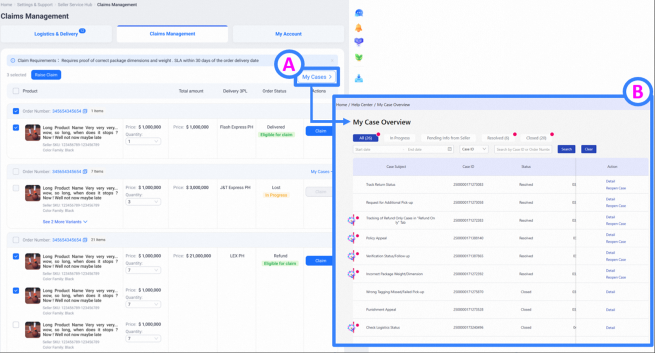 seller lazada malaysia claim rejection3