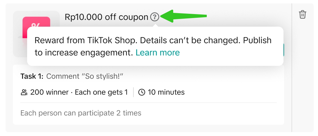 tiktok shop giveaways and incentives