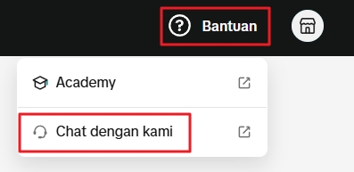 cara hubungi cs tiktok lewat website
