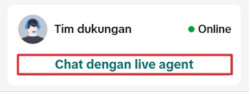 cara hubungi cs tiktok lewat web