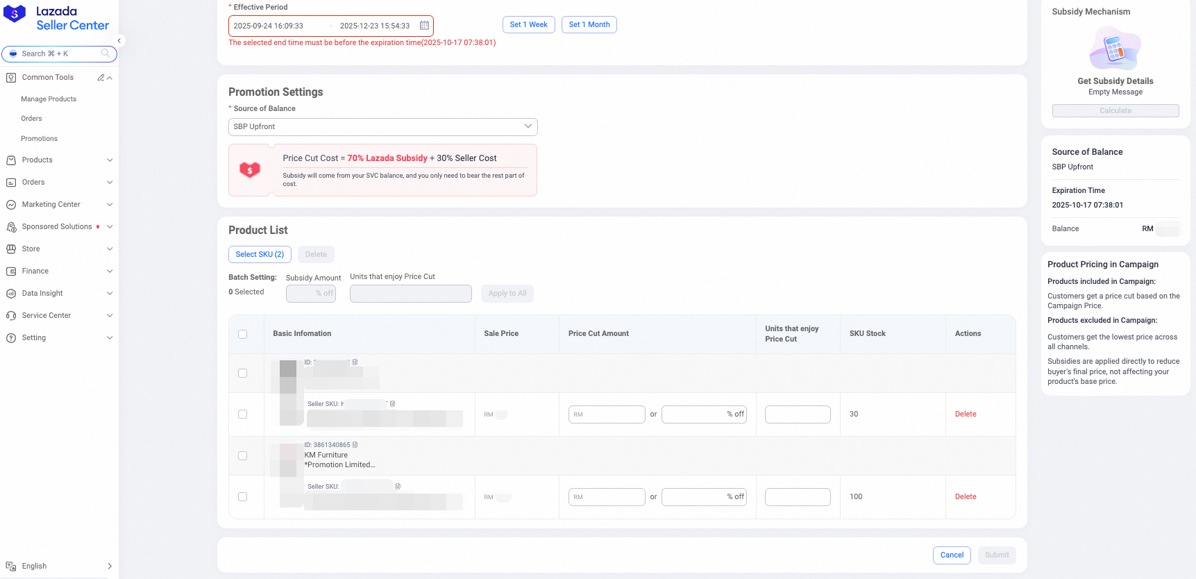 lazada malaysia seller virtual credits10