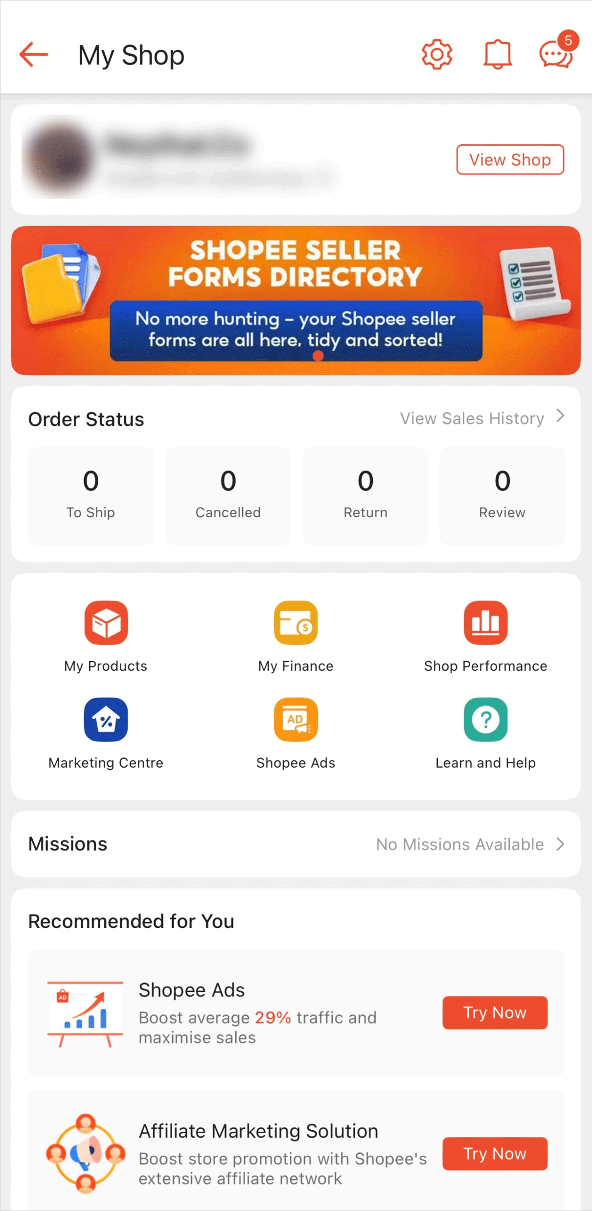 shopee seller username