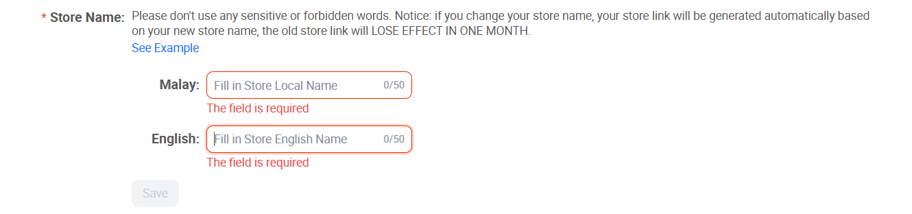 seller lazada malaysia store naming policy