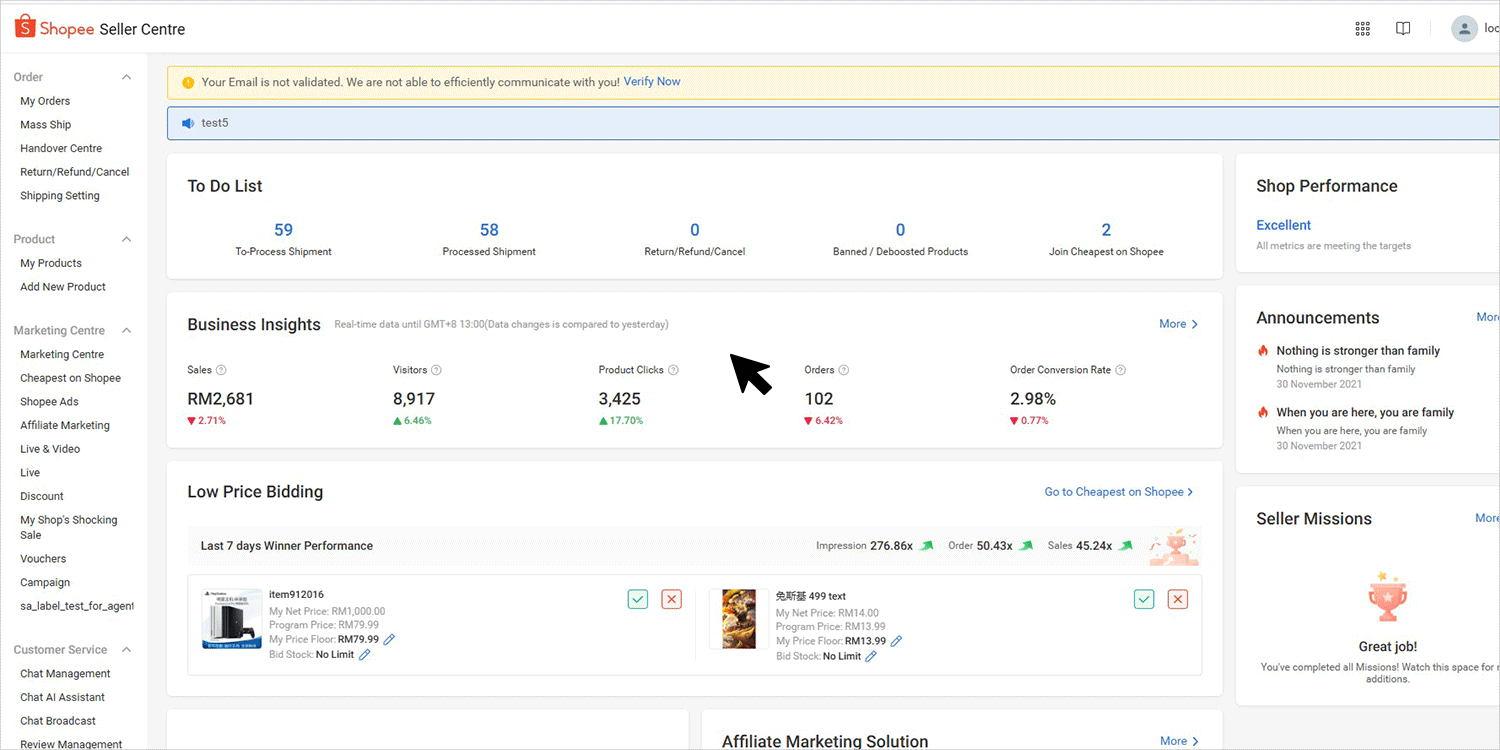 shopee real-time bidding