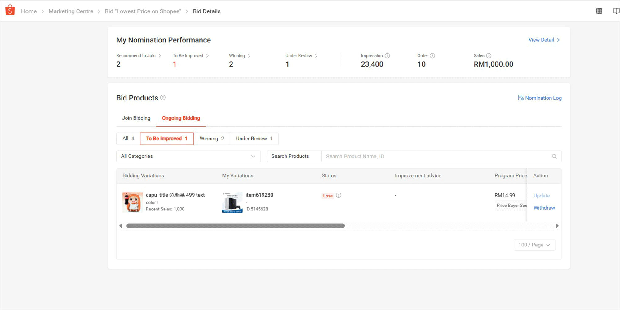 shopee real-time bidding2