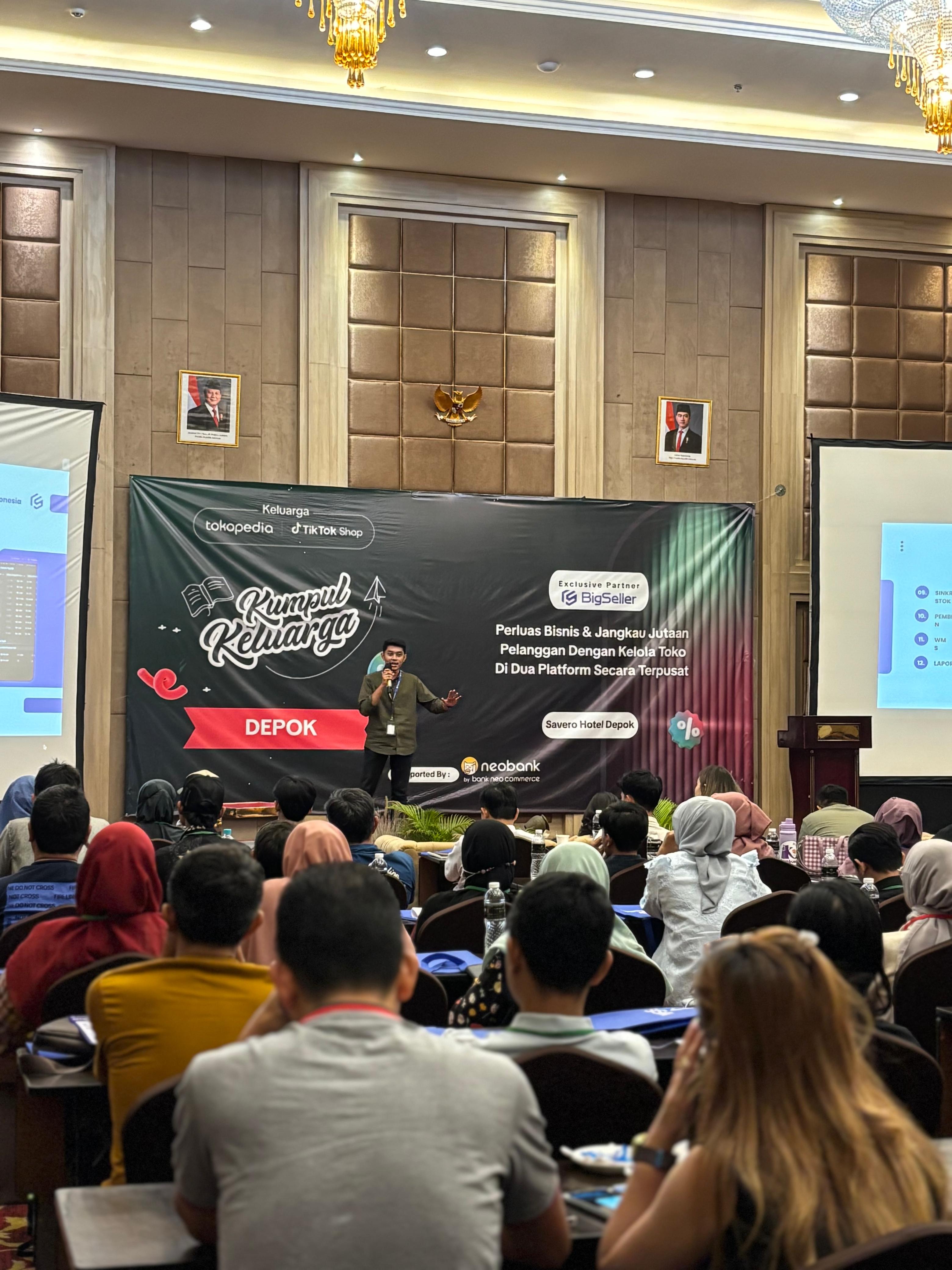 kumpul keluarga tiktok shop bigseller di savero hotel depok