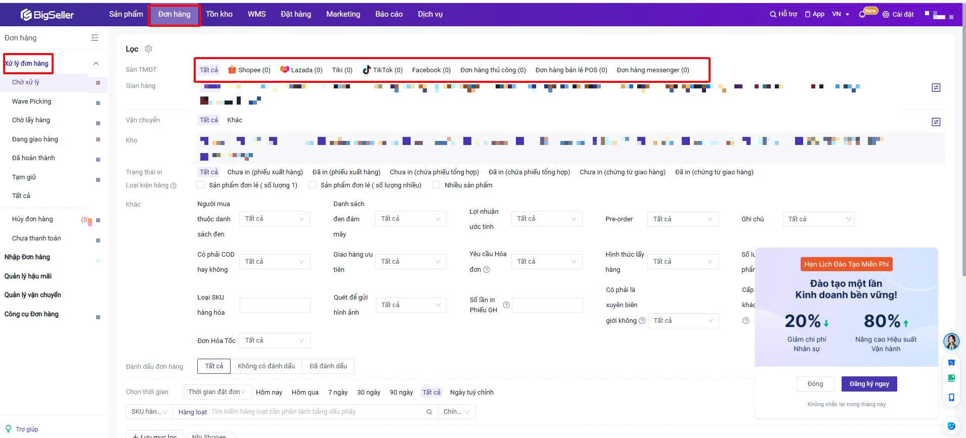 đăng kí phần mềm quản lý bán hàng miễn phí