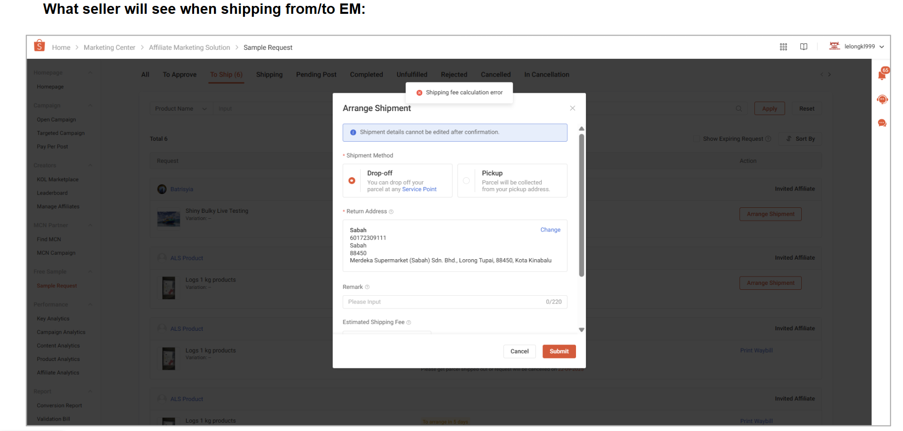 shopee seller free samples7