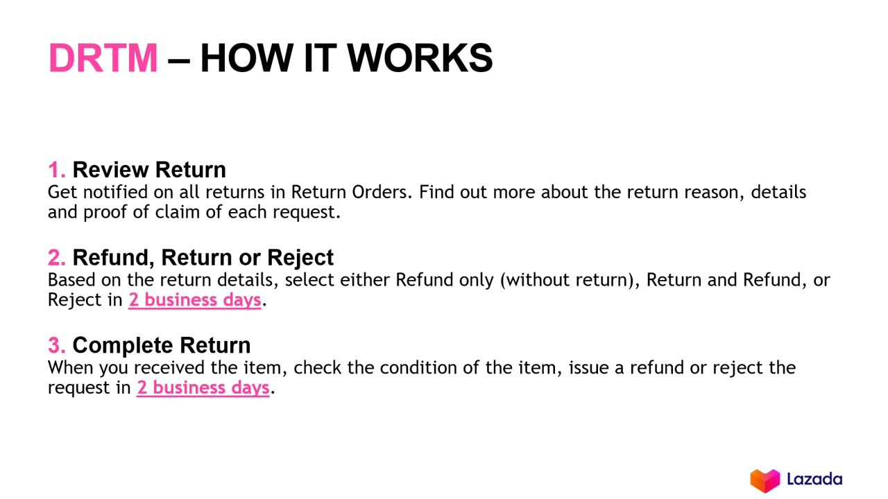 lazada direct return to merchant1