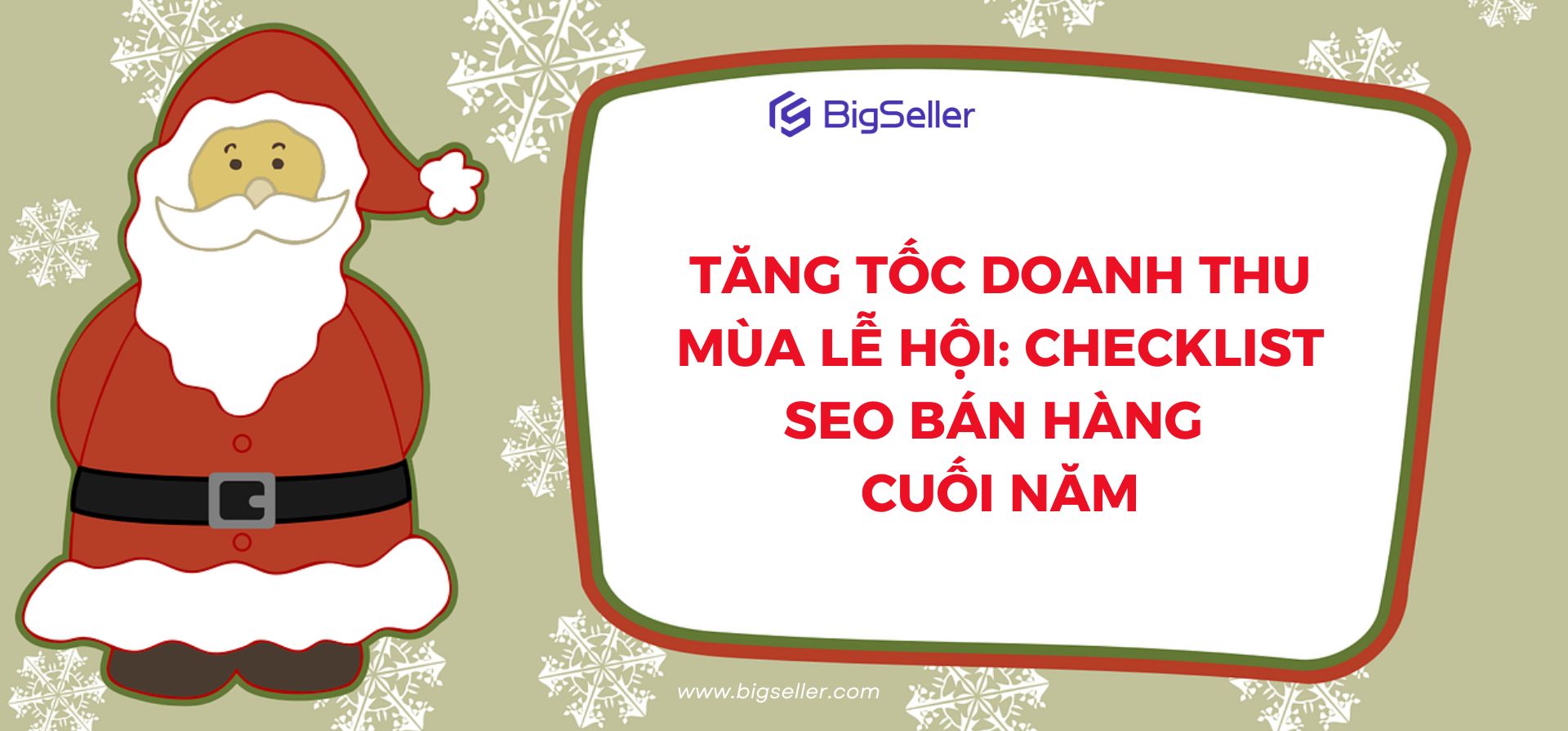 Checklist SEO tăng tốc doanh thu cuối năm & mùa Giáng Sinh