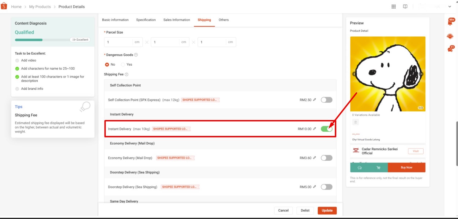 shopee malaysia instant delivery5