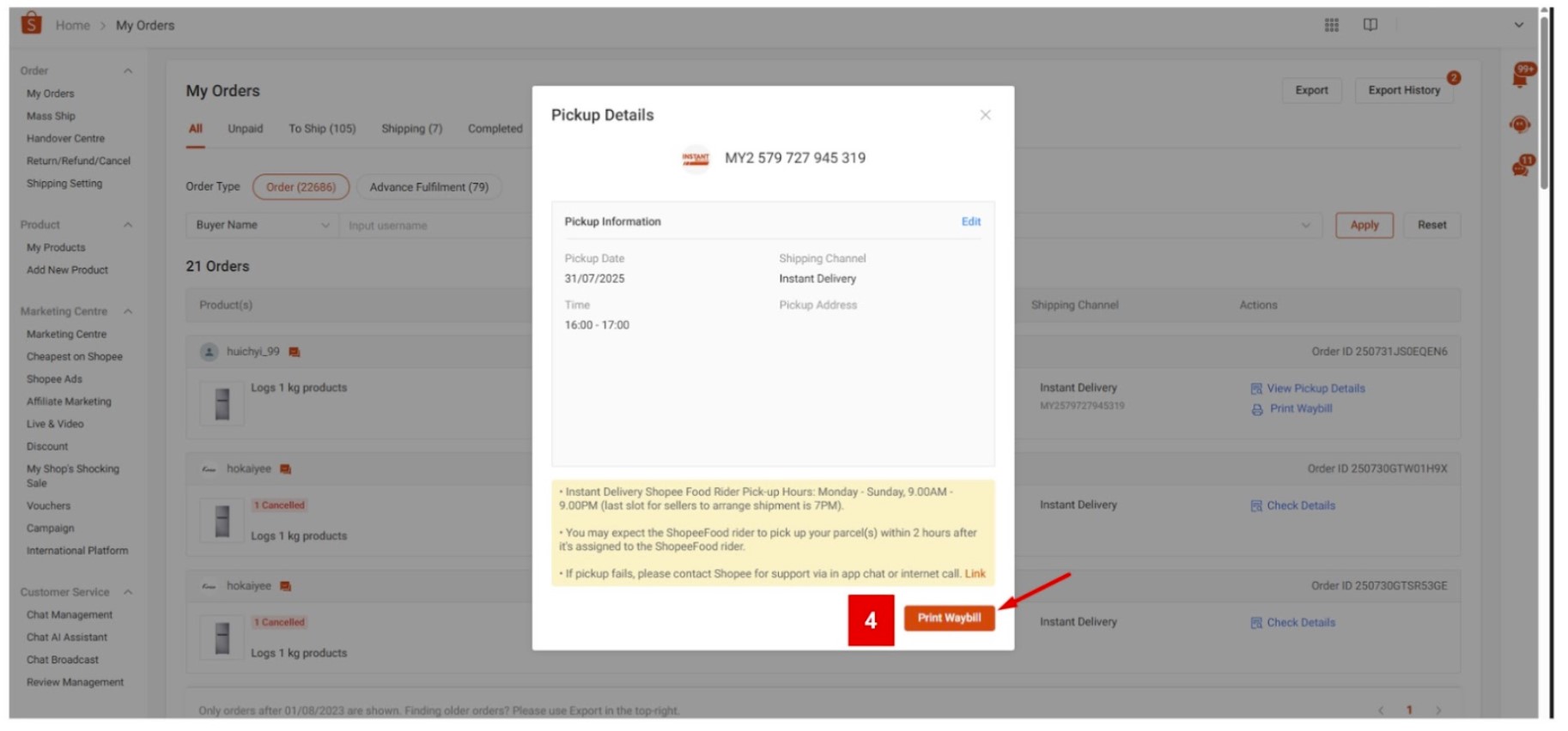 shopee malaysia instant delivery13