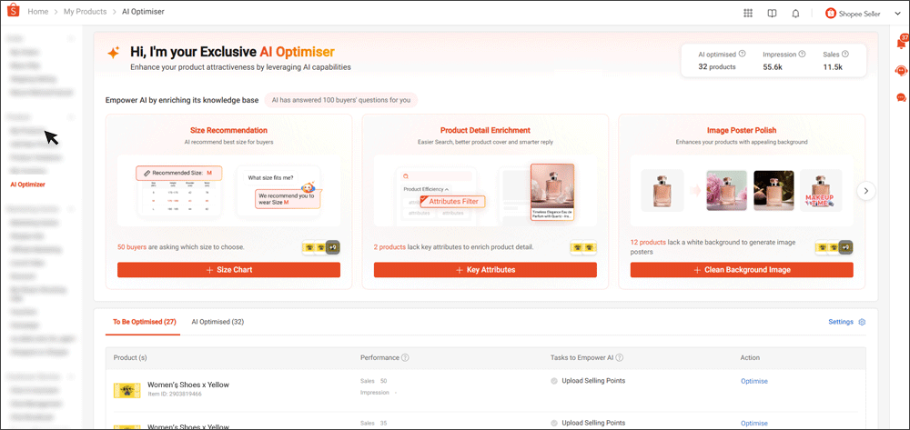 shopee product AI optimiser4