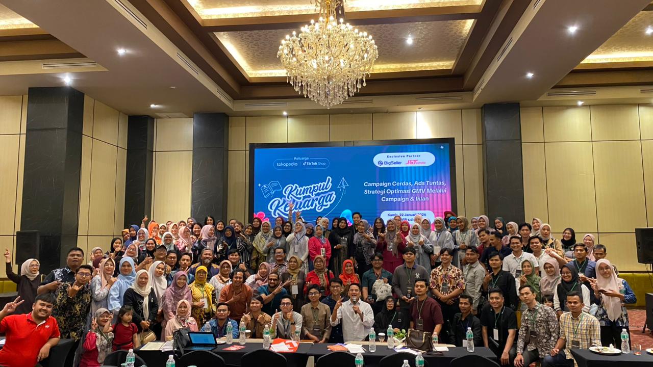 Kumpul Keluarga Tokopedia & TikTok Shop x BigSeller Indonesia Edisi Padang