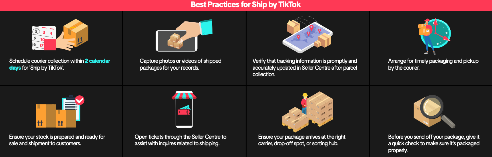 best practices for ship by tiktok