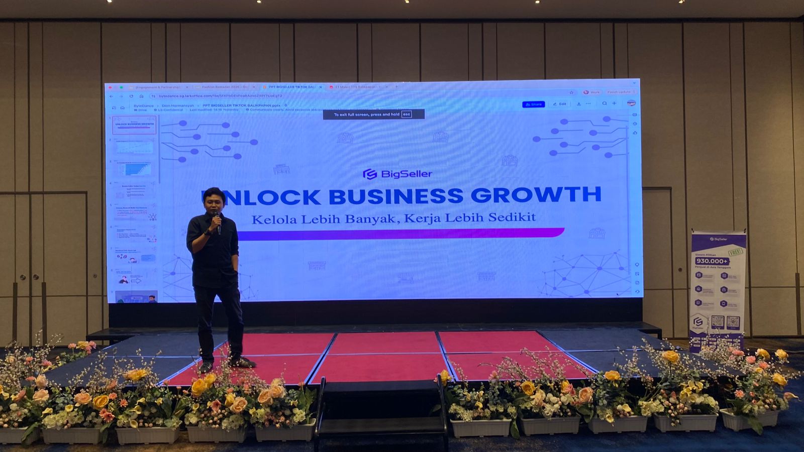 Kumpul Keluarga Tokopedia & TikTok Shop x BigSeller Balikpapan