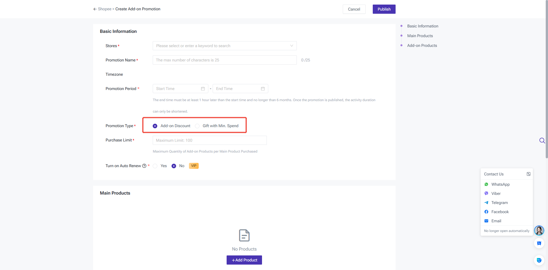 BigSeller Shopee Add-on Deal