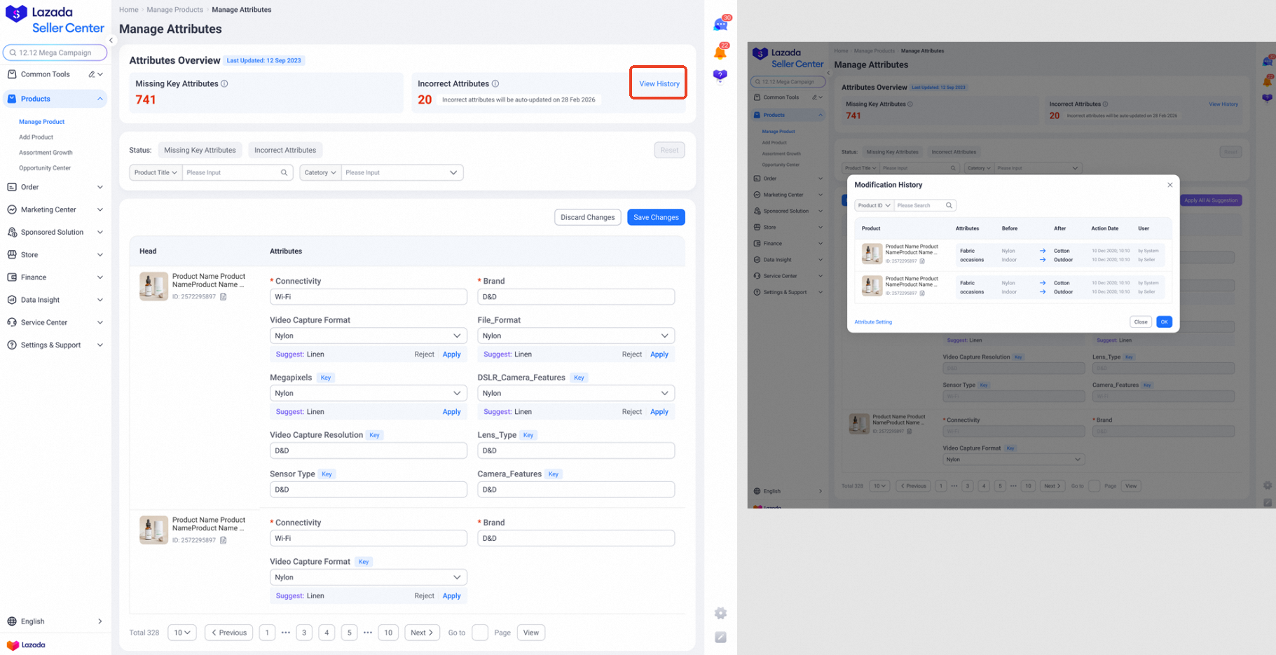 lazada product listing attribute management4