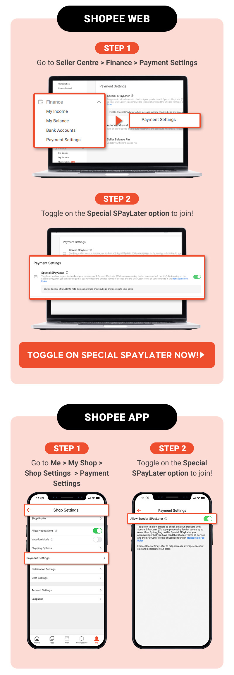shopee special spaylater programme activation