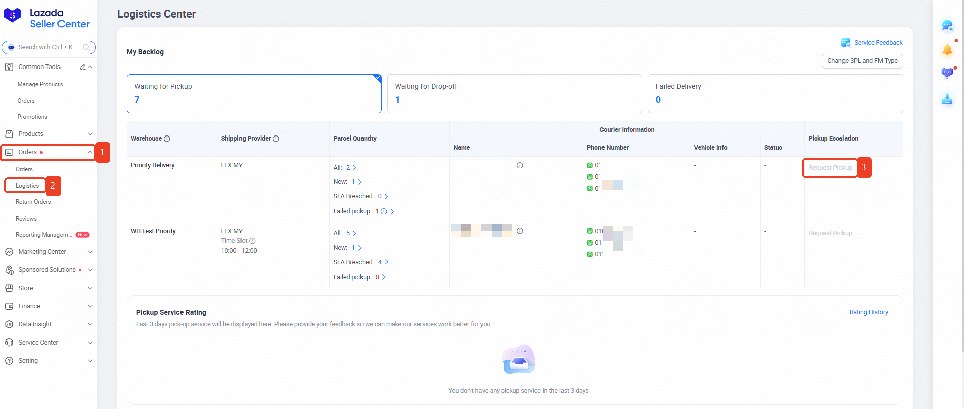 lazada parcel pickup