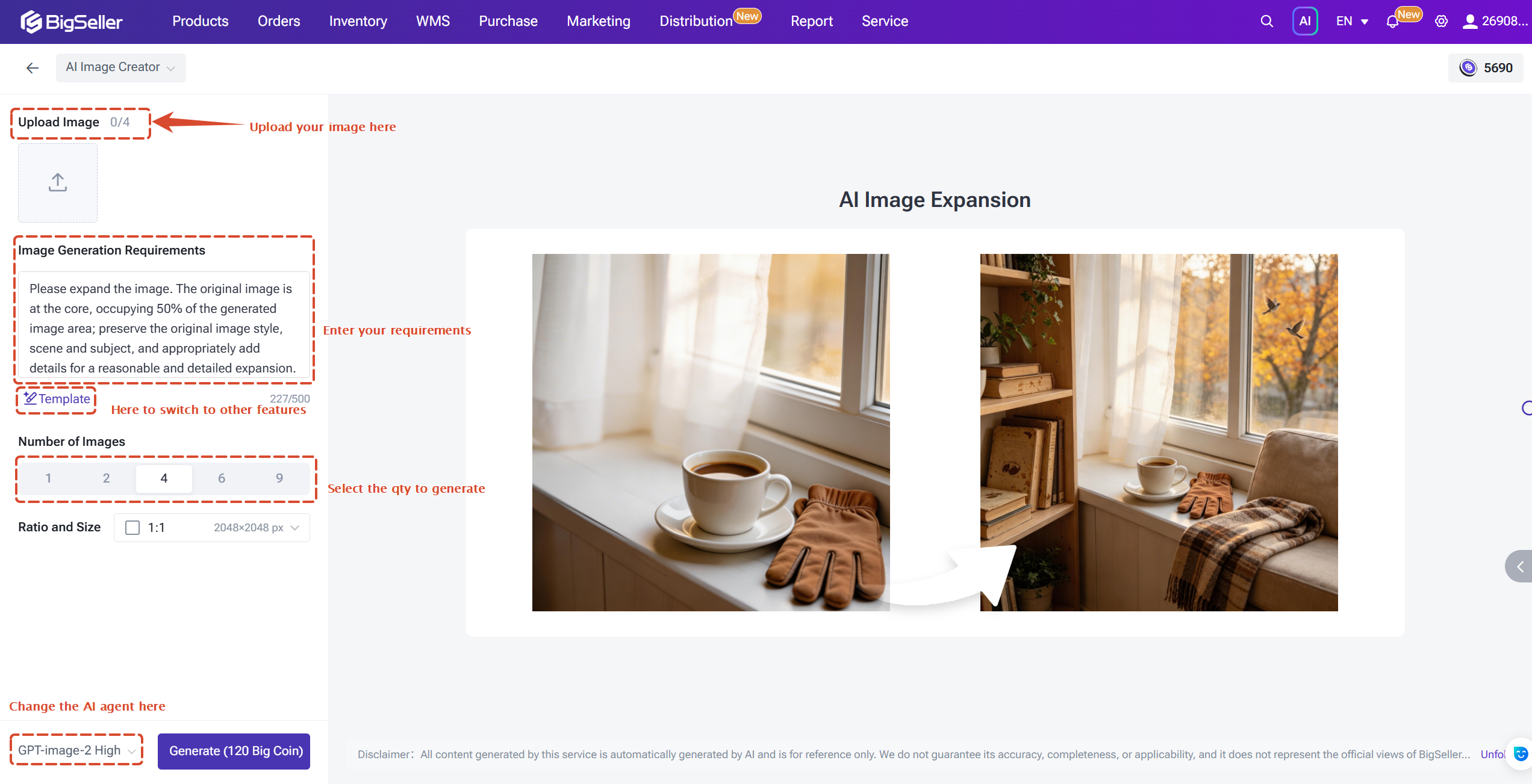 bigseller ai image designer
